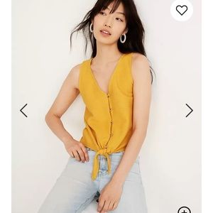 Madewell Texture & Thread Tie Top